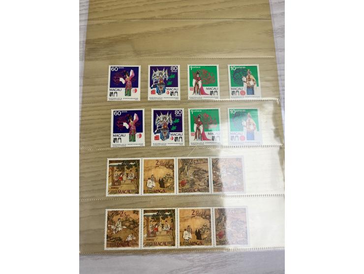 mostly in complete sests, including some blocks of 4. Large quantity. Please view.